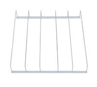 CORHAD Porta Bevande per Frigorifero Regolabile 40x42 Cm Scomparti Divisori, Organizer per Mensole e Scaffale Robusto per Bottiglie e Lattine, Adatto a Casa, Ufficio e Negozi