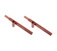 CORHAD Porta Incenso in Legno di Palissandro 2 Pezzi, Tubi per Bastoncini di Incenso, Design Semplice e Compatto per Decorazione Casa e Spazi Profumati