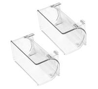 CORHAD Portabottiglie Vino Impilabile 2 Pezzi in Pet Design a Cassetto Trasparente Raffinato per Esposizione Compatta in Occasione Speciale o Ingresso