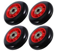 CORHAD Puleggia per Fitness in Plastica Resistente 4 Pezzi, Ruote per Tapis e Cyclette, Accessori per Attrezzature da Esercizio e Palestra, Compatibili Macchine Fitness per Uso Domestico