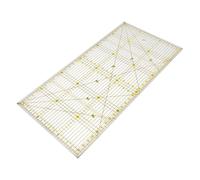 CORHAD Righello Patchwork in Acrilico 30x15cm per Cucito e Quilting Apertura per Appendere, Accessorio Facile da Misurare e Segnare per Trapuntatura Artigianale