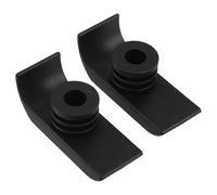 CORHAD Scivoli per Deambulatore Protezione Piedi 2 Pezzi Bianco in Plastica Antiscivolo Sicuro Accessori per Walker per Uso Esterno