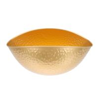 CORHAD Secchiello per Popcorn Oro in Ferro Creativo e Leggero, Contenitore Versatile per Snack Facile da Riporre, come Regalo di Compleanno
