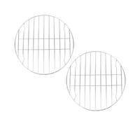 CORHAD Set 2 Pezzi Griglie per Barbecue in Acciaio Inossidabile Non Stick, Pratiche e Facili da Usare per Grigliate All'aperto e attività di Picnic