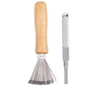 CORHAD Set 2 Pezzi Rastrello e Correttore per Composizioni Floreali, Strumento Pulitore per Piante da Fiore, Accessorio Pratico per Pulizia Residui e Raddrizzamento Fiori, Forniture