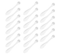 CORHAD Set 20 Pezzi Cucchiaini per Crema Viso in Acrilico, Bastoncini Massaggiatori Compatti Portatili per Uso Outdoor da Viaggio, Promuovono la Circolazione Sanguigna