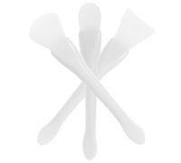 CORHAD Set 3 Pezzi Spatole in Silicone per Pulizia Cera e Applicazione Maschera Viso, Forma Irregolare, Materiale Plastico e Silicone, Utensili Pratici per Rimozione Cera