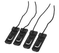 CORHAD Set 4 Pezzi Clip per Pinne da Paddle Surf in Nylon Nero 4.3X1.3 CM, Accessori per Tavola da Surf Gonfiabile Divisore D’Acqua per Migliorare Stabilità e Controllo nella Pratica SUP