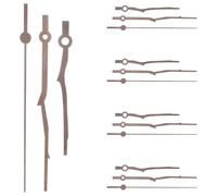 CORHAD Set da 5 Lancette di Ricambio in Legno per Orologi Fai da Te, Robuste dal Design Semplice, Adatte per Riparazione e Creazione di Orologi da Parete