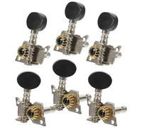 CORHAD Set da 6 Piroli per Chitarra Acustica, Accessori per Strumenti Musicali, Pirolo Meccaniche per Accordatura, Piccolo e Leggero, per Principianti e Uso Professionale