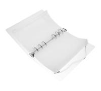 CORHAD Set di Buste per Pillole in Eva Bianco con Chiusura Ermetica e Grip Antiscivolo, Formato A6 con Custodia Rigida, per L'organizzazione e Viaggio