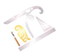 CORHAD Set Righelli da Cucito Professionali 6 Pezzi Righello Curvo Francese, Accessori per Sartoria, Strumenti di Misura per Cucire e Patchwork, per Modellismo e Taglio Tessuti