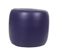 CORHAD Sgabello da Campeggio Pieghevole Gonfiabile in Pvc Blu 45x38 Cm, Cuscino Rotondo da Esterno per Concerti, Viaggi e Attività All’aperto, Comodo e Leggero per Seduta e Poggiapiedi