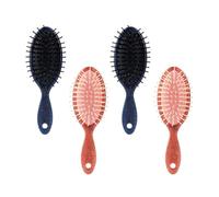 CORHAD Spazzola per Chioma Cuscino D'aria 4 Pezzi, Pettine Ovale in Ps, Portatile e Flessibile, Design Speciale per Styling Comodo a Casa