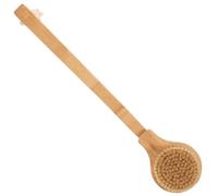 CORHAD Spazzola Schiena Doccia in Legno, Back Brush, Shower Back Scrubber con Setole di Cinghiale Dure, Design da Appendere, Esfoliazione per Uomo Donna sotto la Doccia