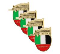 CORHAD Spille da Donna Design Creativo di Edifici e Monumenti in Lega di Zinco 4 Pezzi Decorazione Chic per Abbigliamento e Accessori, Regalo Originale per Donne