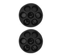 CORHAD Stampi per Dolci in Silicone 2 Pezzi 7 Fori per Torte, Resistenti al Microonde e Riutilizzabili, fare Dolci Fatti in Casa e Uso Friggitrice ad Aria