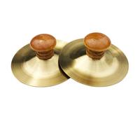 CORHAD Strumento Musicale per Cembali a Dito in Metallo e Legno 2 Pezzi con Manico per Danza del Ventre Feste e Attività Educative