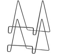 CORHAD Supporti per Esposizione in Metallo Nero, Set da 2 Pezzi, Cavalletti Stabili per Quadri, Cornici e Pannelli Decorativi, per Sala da Pranzo e Presentazioni Artistiche