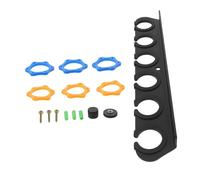 CORHAD Supporto per Microfono Portatile: Supporto per Microfono da Parete per Configurazione Audio - per Wireless Cablato da Parete, Organizer per Facile da Usare, Sei Fori