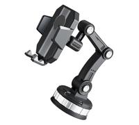 CORHAD Supporto per Telefono da Auto Ventosa Grande, Abs Nero | Cradle per Parabrezza e Console Centrale, Fissaggio Robusto, Stabilità senza Vibrazioni