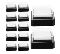 CORHAD Tampone per Timbri Fai da Te 3x3 Cm Set 20 Pezzi Custodia Spugna e Plastica per Scrapbooking Ufficio e attività Artigianali