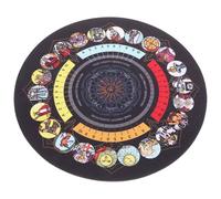 CORHAD Tappetino e Atmosfera Misteriosa, Pieghevole in Gomma dal Tocco Confortevole per Divinazione Design Creativo per Giochi e Rituali di Tarocchi