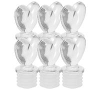 CORHAD Tappi Decorativi Multiuso in Plastico e Gomma per Tavolo da Trucco Riutilizzabili 6 Pezzi per Bottiglie e Decorazione Casa