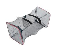 CORHAD Trappola Rete Pesca per Gamberi e Granchi Riutilizzabile Sacchetto Esche Integrato per Pesca e Campeggio in Movimento