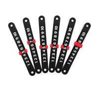 CORHAD Unità di punteggio per calcio balilla da 6 pezzi - Contatore di per calcio balilla - Indicatore di punteggio a 10 numeri, segnapunti portatile per air hockey, shuffleboard o tavoli da