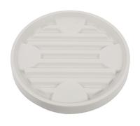 CORHAD Vassoio per Piante con Ruote e Base Profonda in Plastica, Sottovaso Rotondo Mobile con Rotelle Antiscivolo per Interni ed Esterni, Porta Vasi Stabile da 22,3 Cm per Protezione