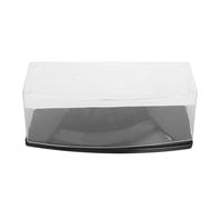 CORHAD Vetrina Trasparente in Plastica per Esposizione Figure e Modellini, Scatola Portaoggetti Antipolvere Base Robusta, Espositore per Collezioni da Casa e Ufficio