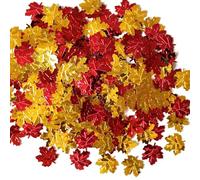 Coriandoli autunnali da tavolo, coriandoli con foglie d'acero del Ringraziamento, 15 g per il giorno del Ringraziamento, foglie d'acero, paillettes, coriandoli autunnali, decorazioni