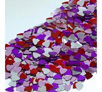 Coriandoli Cuori 1/4" in un Mix Multicolore - Retail Pack #8503 - Spedizione Gratuita