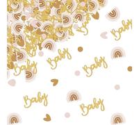 Coriandoli da spargere, aggiungono un tocco festivo per foto, baby shower, decorazione arcobaleno bohémien, per rivelare il sesso del bambino, decorazione per feste di compleanno (60)