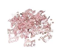 Coriandoli di nozze per la decorazione del partito romantico PVC Team Bride Scatter per il ricevimento Tabella di addio al nubilato fornitura di eventi coriandoli in PVC per le feste