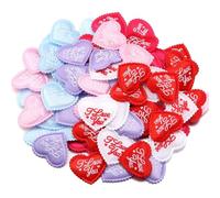 Coriandoli in spugna satinata, 1000 pezzi, 35 mm, a forma di cuore, petali stampati, per matrimoni, San Valentino, decorazioni per la casa (misti)