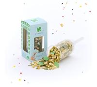 Coriandoli per fiori Popper - Cannone da coriandola sostenibile "Buon successo, du Glückskind" | Party Popper per per esame, laurea, inizio studio, nuovo lavoro o per incoraggiare | Mutaker e