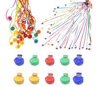 Coriandoli Poppers - Handheld Streamer -Launcher, decorazione per feste di carta - Accessori pop | Dieci popper colorati, feste di laurea, decorazione per matrimoni, momenti di di compleanno