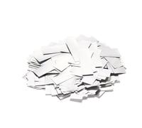 Coriandoli Rettangolari Slowfall 55x18mm Bianco/Argento 1 Kg - Effetto Scenograf