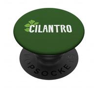 Coriandolo Foglia Di Coriandolo Messicano Amanti Del Cibo Pianta Erba Veg PopSockets PopGrip Adesivo