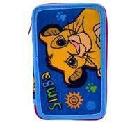 Coriex Astuccio scuola 3 zip (Blu)