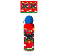 Coriex Borraccia Scuola Bottiglia Sport in Alluminio per Bambini 400ml con beccuccio retraibile in varie colorazioni (Borraccia Rosso (Bing))