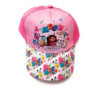 Cappello - Berretto - Cappello con visiera Compatibile Gabby (Gabby's Dollhouse) - Misura 52 Regolabile con Lo Strappo arrivando alla 48 stringendo Lo Strappo a 54 allargando, Multicolore