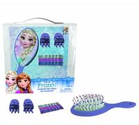 CORIEX d96414 Set Composto da Spazzola per Capelli, Mollette e Capelli nadeeln im Disney Frozen Design