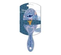 Coriex Disney Stitch Spazzola per Capelli Donna Bambina Wet Brush Districante Spazzola per Capelli Bagnati e Asciutti Minnie Marie Baby Yoda Stitch Gadget (Blu Stitch)