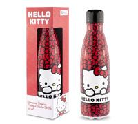 Coriex Hello Kitty - Borraccia isolata in alluminio, 500 ml, colore: Nero