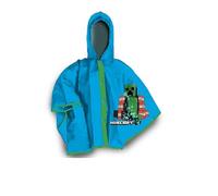 Coriex Mantella Poncho Pioggia Impermeabile Antivento Minecraft Impermeabile, Mantella, Antipioggia, Antivento (M Taglia 8/9)