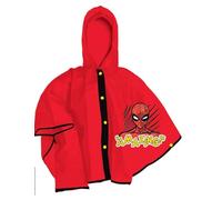 Coriex Mantella Poncho Pioggia Impermeabile Antivento Spider-Man Uomo Ragno Spidey Impermeabile, Mantella, Antipioggia, Antivento Età, variabili (IT, Età, 3 anni, 4 anni, Regular, rosso)