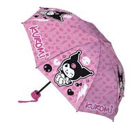 Coriex Ombrello Tascabile ccustodia salvaborsa disegnato con il personaggio Hello Kuromi Con disegno nell'ombrello -